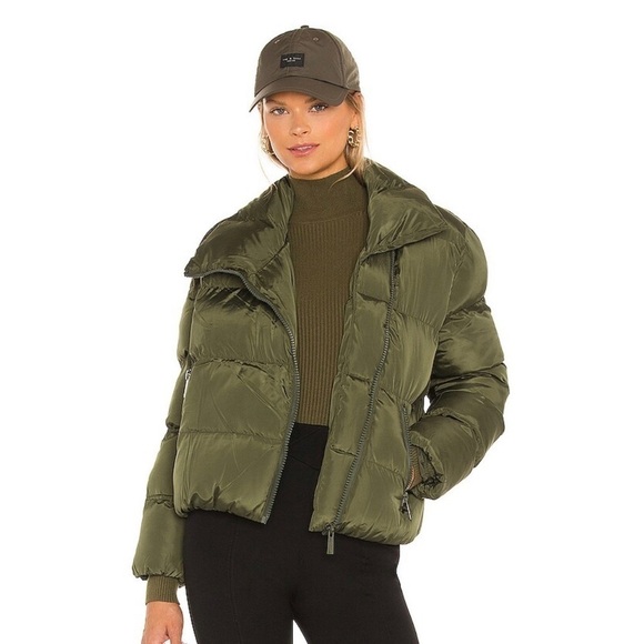 Toast Society Jupiter Puffer Jacket in Khaki Size S - Picture 2 of 16